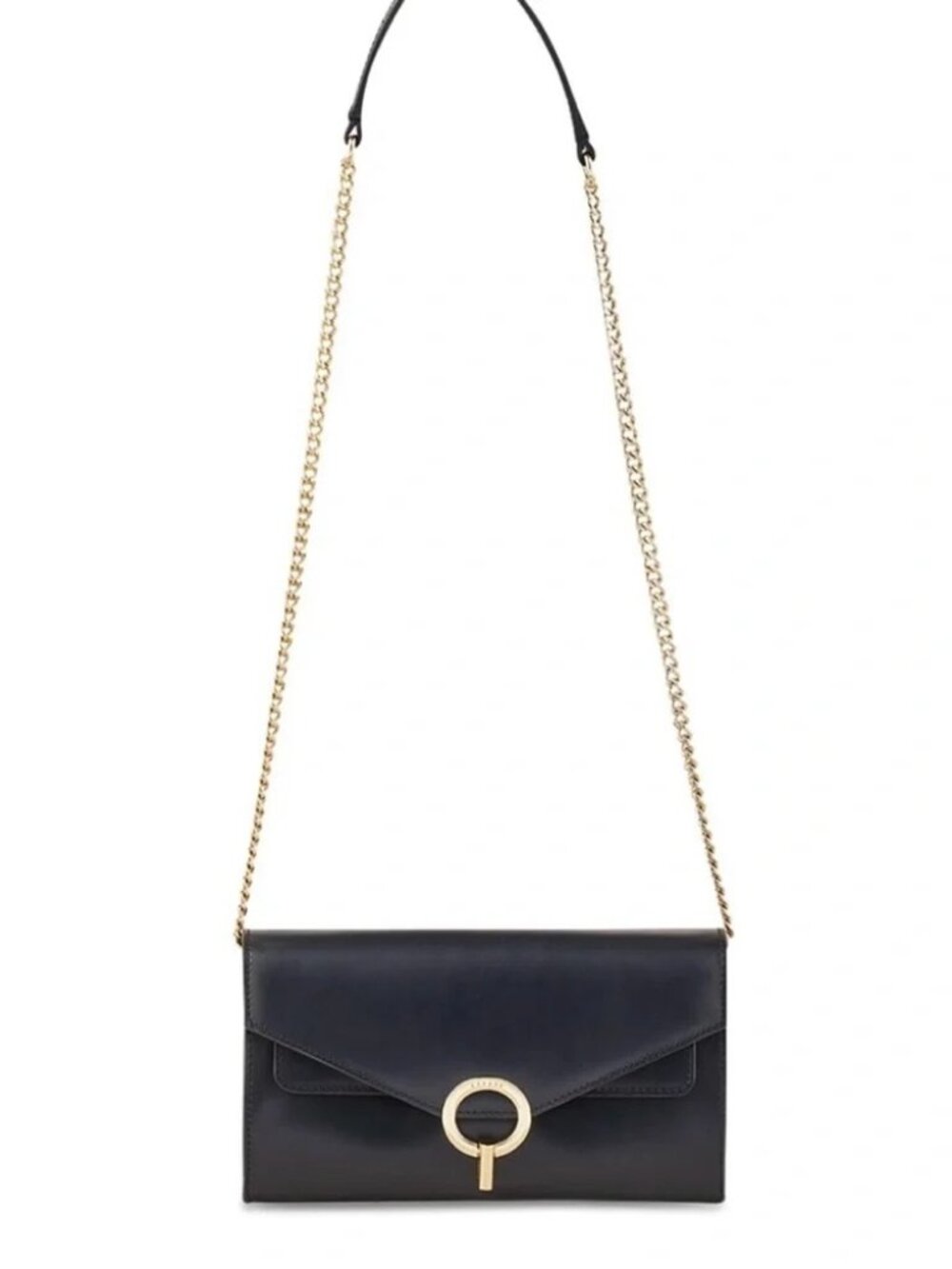 Sandro Black and Gold Crossbody YZA